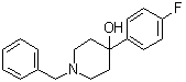 1-Benzyl-4-(4-fluorophenyl)piperidin-4-ol molecular structure (CAS 163631-02-5)