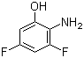 2-氨基-3,5-二氟苯酚分子结构 (CAS 163733-98-0)