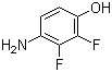 4-氨基-2,3-二氟苯酚分子结构 (CAS 163733-99-1)
