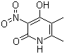 4-Hydroxy-5,6-dimethyl-3-nitro-2(1H)-pyridinone molecular structure (CAS 163803-34-7)