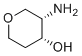 (3S,4R)-3-aminooxan-4-ol molecular structure (CAS 1638744-86-1)