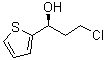 结构式 CAS# 164071-56-1, (alphaS)-alpha-(2-氯乙基)-2-噻吩甲醇