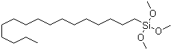 Hexadecyltrimethoxysilane molecular structure (CAS 16415-12-6)