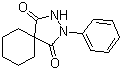 2-Phenyl-2,3-diazaspiro[4.5]decane-1,4-dione molecular structure (CAS 16418-56-7)