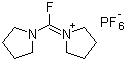Fluoro-N,N,N',N'-bis(tetramethylene)formamidinium hexafluorophosphate molecular structure (CAS 164298-25-3)