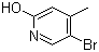 5-Bromo-2-hydroxy-4-methylpyridine molecular structure (CAS 164513-38-6)