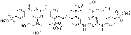 Fluorescent Brightener 220 molecular structure (CAS 16470-24-9)
