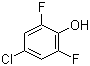 结构式 CAS# 164790-68-5, 4-氯-2,6-二氟苯酚
