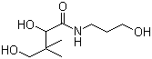 structure of CAS# 16485-10-2, Panthenol;DL-Panthenol; (+/-)-2,4-Dihydroxy-3,3-dimethylbutyric 3-hydroxypropylamide