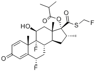 Fluticasone 21-Isobutyrate molecular structure (CAS 1648562-63-3)