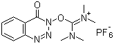 structure of CAS# 164861-52-3, 2-(3,4-Dihydro-4-oxo-1,2,3-benzotriazin-3-yl)-N,N,N',N '-tetramethyluronium hexafluorophosphate;HDBTU