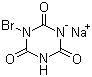 N-Bromoisocyanuric acid monosodium salt molecular structure (CAS 164918-61-0)