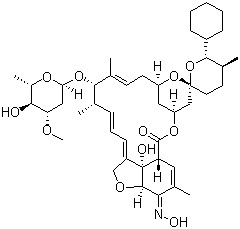 Selamectin molecular structure (CAS 165108-07-6)