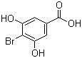4-Bromo-3,5-dihydroxybenzoic acid molecular structure (CAS 16534-12-6)
