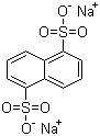 structure of CAS# 1655-29-4, Disodium 1,5-naphthalenedisulfonate;1,5-Naphthalenedisulfonic acid disodium salt