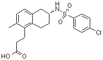 结构式 CAS# 165538-40-9, Terutroban