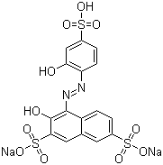 结构式 CAS# 165660-27-5, 羟基萘酚蓝二钠盐