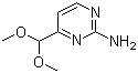 4-Dimethoxymethylpyrimidin-2-ylamine molecular structure (CAS 165807-05-6)