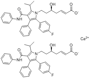 Atorvastatin calcium impurity 17 molecular structure (CAS 1659317-57-3)