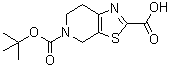 5-(tert-Butoxycarbonyl)-4,5,6,7-tetrahydrothiazolo[5,4-c]pyridine-2-carboxylic acid molecular structure (CAS 165948-21-0)