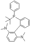 2'-[叔丁基苯基膦基]-N2,N2,N6,N6-四甲基-[1,1'-联苯]-2,6-二胺分子结构 (CAS 1660153-91-2)
