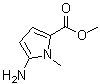 N-甲基-5-氨基-2-吡咯羧酸甲酯分子结构 (CAS 166182-90-7)