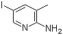 2-氨基-3-甲基-5-碘吡啶分子结构 (CAS 166266-19-9)