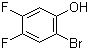 structure of CAS# 166281-37-4, 2-Bromo-4,5-difluorophenol