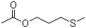 structure of CAS# 16630-55-0, 3-(Methylthio)propyl acetate