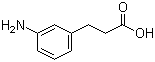 3-(3-Aminophenyl)propanoic acid molecular structure (CAS 1664-54-6)