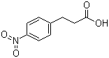 结构式 CAS# 16642-79-8, 3-(4-硝基苯基)丙酸