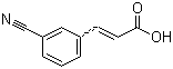 structure of CAS# 16642-93-6, 3-Cyanocinnamic acid