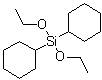Dicyclohexyldiethoxysilane molecular structure (CAS 166443-61-4)