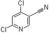 4,6-Dichloronicotinonitrile molecular structure (CAS 166526-03-0)