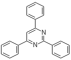 structure of CAS# 1666-86-0, 2,4,6-Triphenylpyrimidine