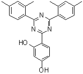 结构式 CAS# 1668-53-7, 2-(2,4-二羟基苯基)-4,6-二(2,4-二甲基苯基)-1,3,5-三嗪