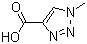 1-甲基-1H-1,2,3-三唑-4-甲酸分子结构 (CAS 16681-71-3)