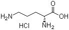 D-Ornithine monohydrochloride molecular structure (CAS 16682-12-5)
