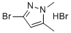 1H-Pyrazole, 3-bromo-1,5-dimethyl-, hydrobromide (1:1) molecular structure (CAS 1669415-86-4)