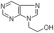 structure of CAS# 1670-69-5, 9H-Purine-9-ethanol