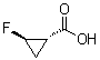 (1S,2R)-2-Fluorocyclopropanecarboxylic acid molecular structure (CAS 167073-07-6)