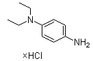 structure of CAS# 16713-15-8, 4-Amino-N,N-diethylaniline hydrochlorideoride;p-Diethylaminoaniline hydrochloride