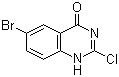 structure of CAS# 167158-70-5, 6-Bromo-2-chloro-4(3H)-quinazolinone