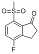 4-Fluoro-7-(methylsulfonyl)-2,3-dihydro-1H-inden-1-one molecular structure (CAS 1672665-29-0)
