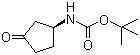 [(1S)-3-Oxocyclopentyl]carbamic acid tert-butyl ester molecular structure (CAS 167298-40-0)
