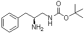 [(2S)-2-Amino-3-phenylpropyl]carbamic acid 1,1-dimethylethyl ester molecular structure (CAS 167298-44-4)