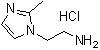2-Methyl-1H-imidazole-1-ethanamine monohydrochloride molecular structure (CAS 167298-64-8)