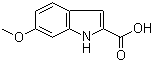 6-甲氧基吲哚-2-羧酸分子结构 (CAS 16732-73-3)