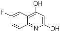 6-氟-2,4-二羟基喹啉分子结构 (CAS 1677-37-8)