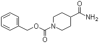 1-Cbz-4-piperidinecarboxamide molecular structure (CAS 167757-45-1)